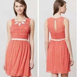 Anthro - Postmark 9-H15 STCL PolkaDot Dress -XS